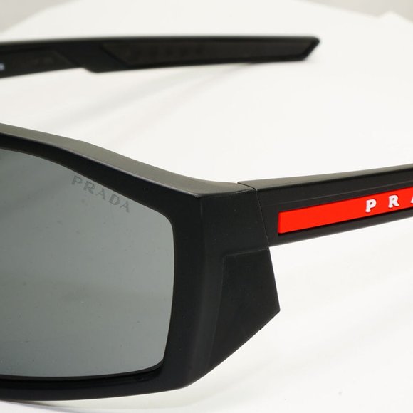 Prada Matte Black Men's Sport Sunglasses - Picture 6 of 7
